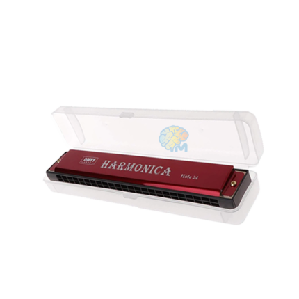 Professional 24 Hole Harmonica Key of C Mouth Metal Organ for Beginners