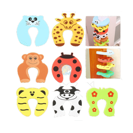 Animal Funky Printed Baby Door Guard