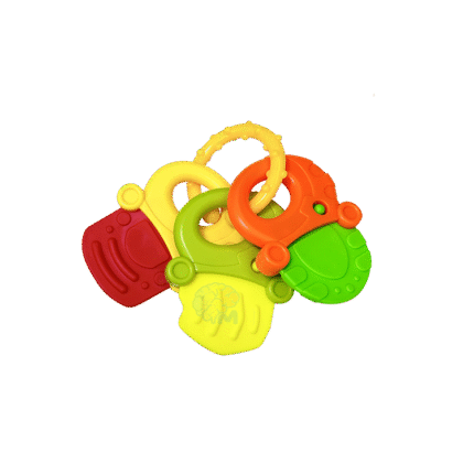Baby Food Grade Teething Rattle Ring Toys