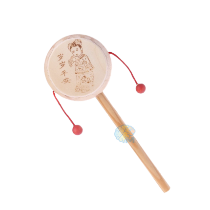 Chinese Traditional toy mini rattle hand drum toy for baby