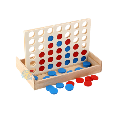 Four in a Row Games for Kids Adults Intelligence Basic Skills Development Toys