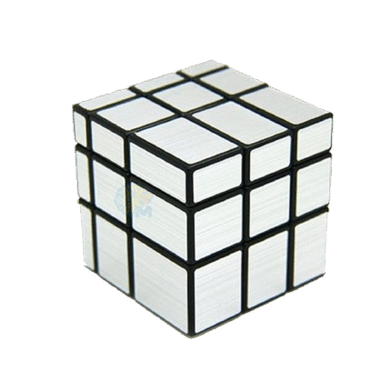 Silver Mirror Cube