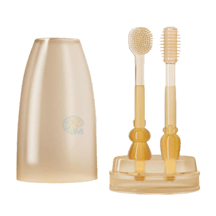 Nano Silicone Tongue Brush and Toothbrush Kit 9370 XIERBAO Nano Silicone Tongue Brush and Toothbrush Kit