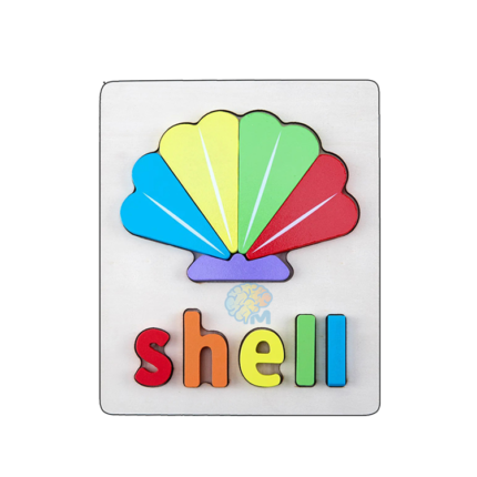 Wooden 3D Puzzle Educational Toys Shell