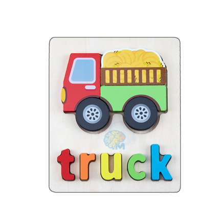 Wooden 3D Puzzle Educational Toys Truck
