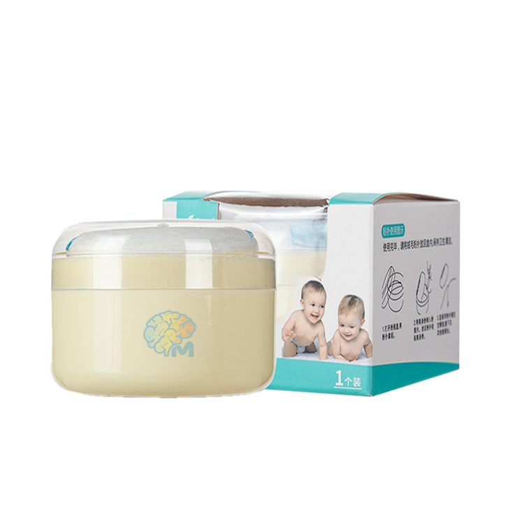 Baby-Powder-box-With-Puff-Xierbao-9395 Baby Powder box With Puff