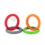 Baby Teething Toys for Chewing and Biting Made of Food Grade Silicone Safety for Sensory Needs Perfect for Autism SPD ADHD Oral Motor Skills (Pack of 4)