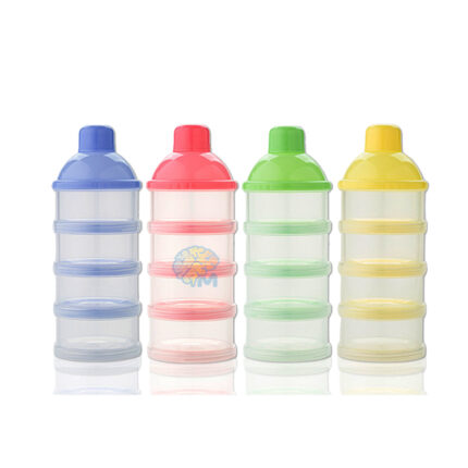 Four Folds Baby Feeding Travel Snack Storage Container