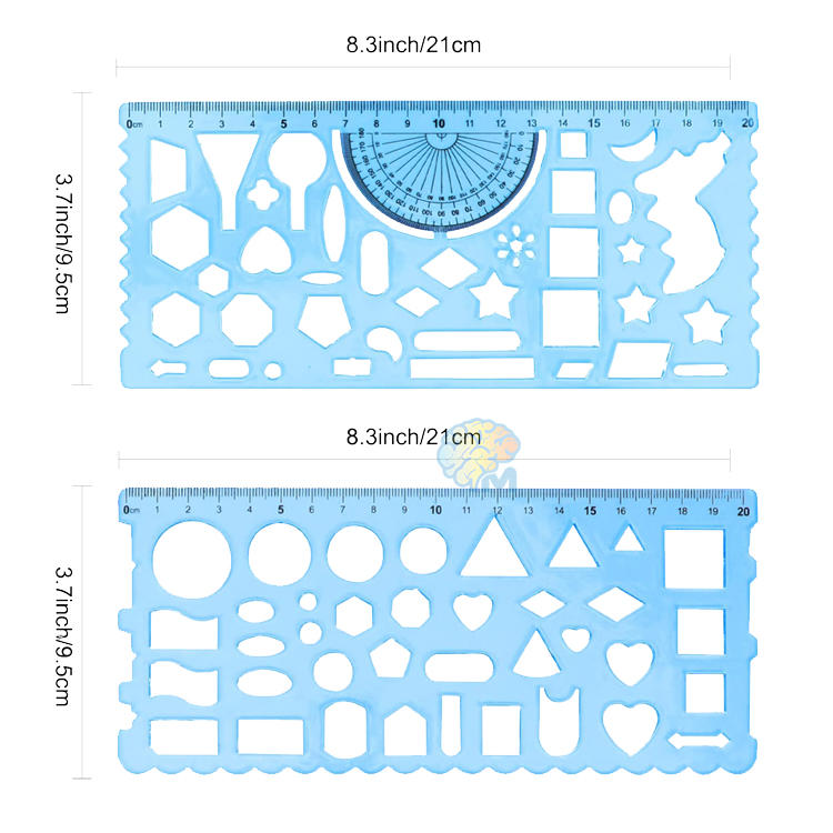Generic-Spirograph-Geometric-Ruler-Drafting-Tools-Stationery-For-Students-Drawing-Learning-Art-2Pcs-Sets Generic Spirograph Geometric Ruler Drafting Tools Stationery For Students Drawing Learning Art 2Pcs Sets