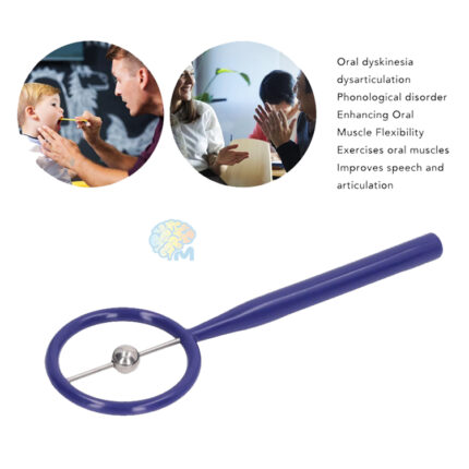 Tongue Training Tool Promote Speech Clarity for Articulation Ability (Blue)