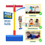 Foam Pogo Jumper for Kids, Fun and Safe Pogo Stick Indoor Outdoor Bungee Jump toys for Childs Over 3 Years Old 02