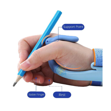 Pencil Grip Corrector for Kids Handwriting - Adjustable Anti-Hook Wrist Corrector