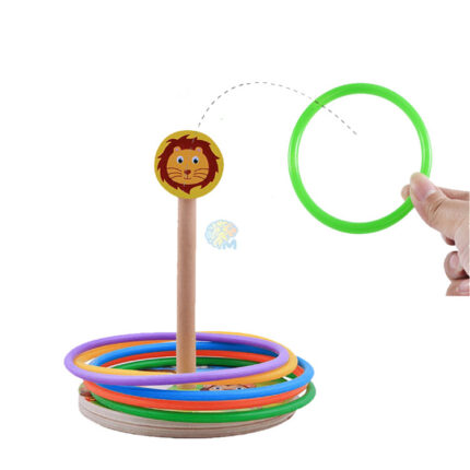 This child friendly game can be used indoors or outdoors and helps kids with depth perception & coordination development.