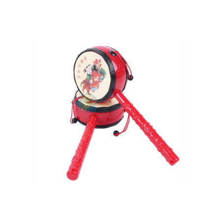 Rattle Drum Spin Handbell Musical Instrument Toys