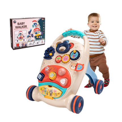 Sit to Stand 2 in 1 Baby Learning Walkers & Removable Play Panel