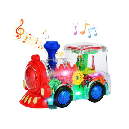 Transparent Gear TRAIN Lights and Music Transparent Gear TRAIN Lights and Music Toy