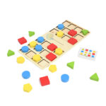 Wooden Shape Four Color Battle Educational Toy 02