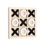 Wooden Crosses Tic Tac Toe XO Pedagogical Board Games