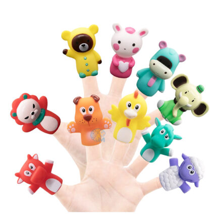 Finger Puppets Sensory Toys Kids 5 Pcs Packet