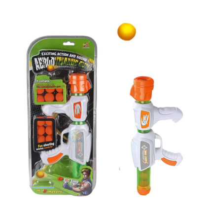 Kiddie-Play-Air-Powered-Shooter-Foam-Ball-Toy-Gun-Kids-Power-Popper-Gun-Role-Playing-Great-Toy-for-Indoor-and-Outdoor