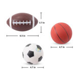 Kids Toys Inflatable PVC Football Basketball and Soccer 3 in 1 Toy Ball 02