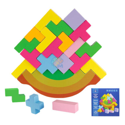 Rocking and Stacking Height wooden Educational Toys