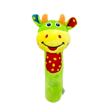 Babies love to grab onto stuff. Easy grip fingers encourage baby’s early grasping skills. Early educational toys make great present for any expectant mother or newborn baby.