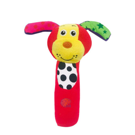 Soft Baby Rattle Random Shapes Squeak Sound Toy T102