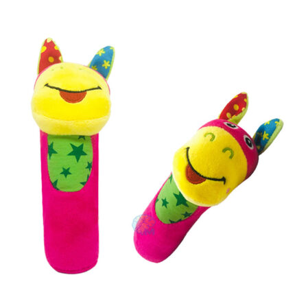Soft Baby Rattle Random Shapes Squeak Sound Toy T104