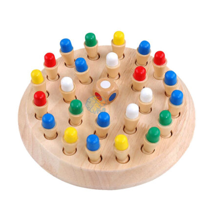 Wooden Memory Match Stick Chess Game Set