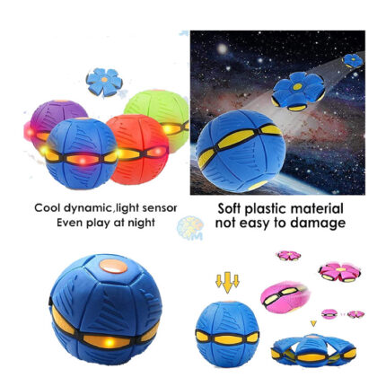 Blast Ball Disc Magic Light Flying Saucer UFO Ball for Kids