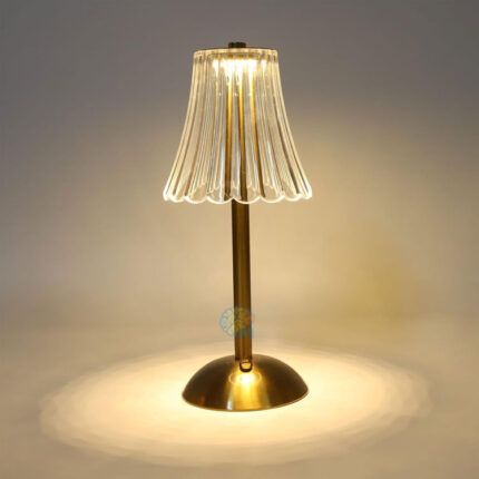 LED Acrylic Decorative Table Lamp Touch Sensor Rechargeable Light