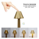 Led Cordless Table Lamp Touch Sensor Rechargeable Light 02