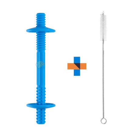 Chewy Chew for Sensory and Oral Exercise Silicone Stick Shape Teething - Blue