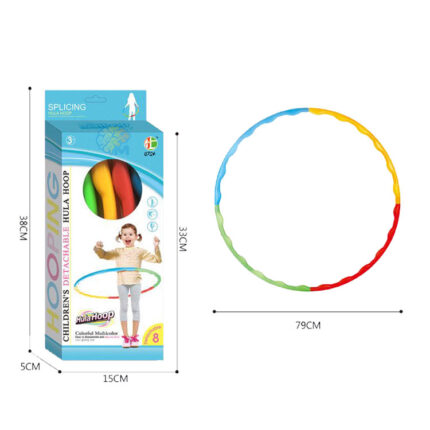 Hula Hoops Colorful Rings for Sports Playing 79CM