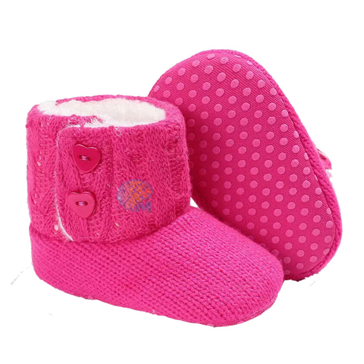 Winter Baby Crochet Knit Woolen Soft bottom Toddler Shoes 104 Winter Baby Crochet Knit Woolen Soft bottom Toddler Shoes 104