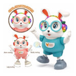 Dancing Rabbit Toy for Kids Cute Musical Electric Bunny with Light & Sound