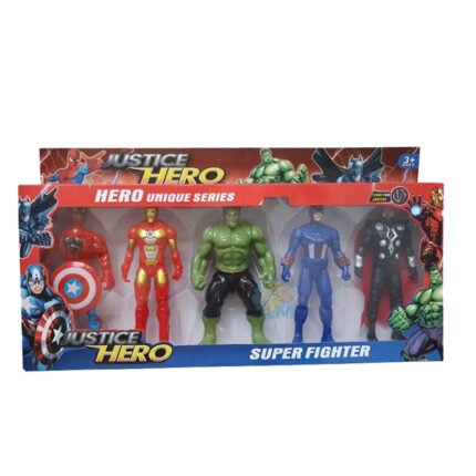 Justice Hero Super Fighter Toy 5 pcs