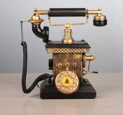 Antique landline phone decor vintage creative decorative