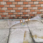 Modern Acrylic Trumpet Vase 24 Inch Tall
