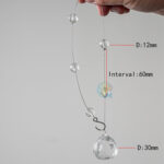 Crystal Beads String Hanging Ceiling Decoration