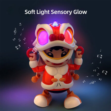 The detachable lion dance head design makes it easy to install and exercise your hands-on ability.